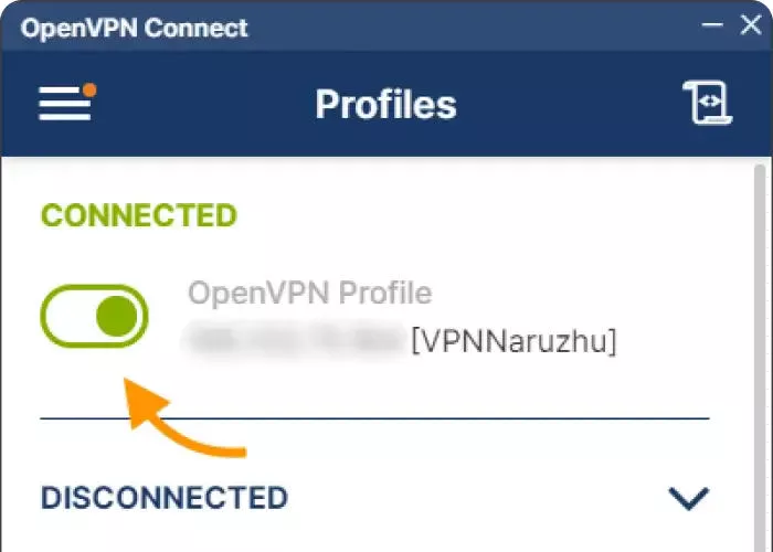 Изображение приложения OpenVPN